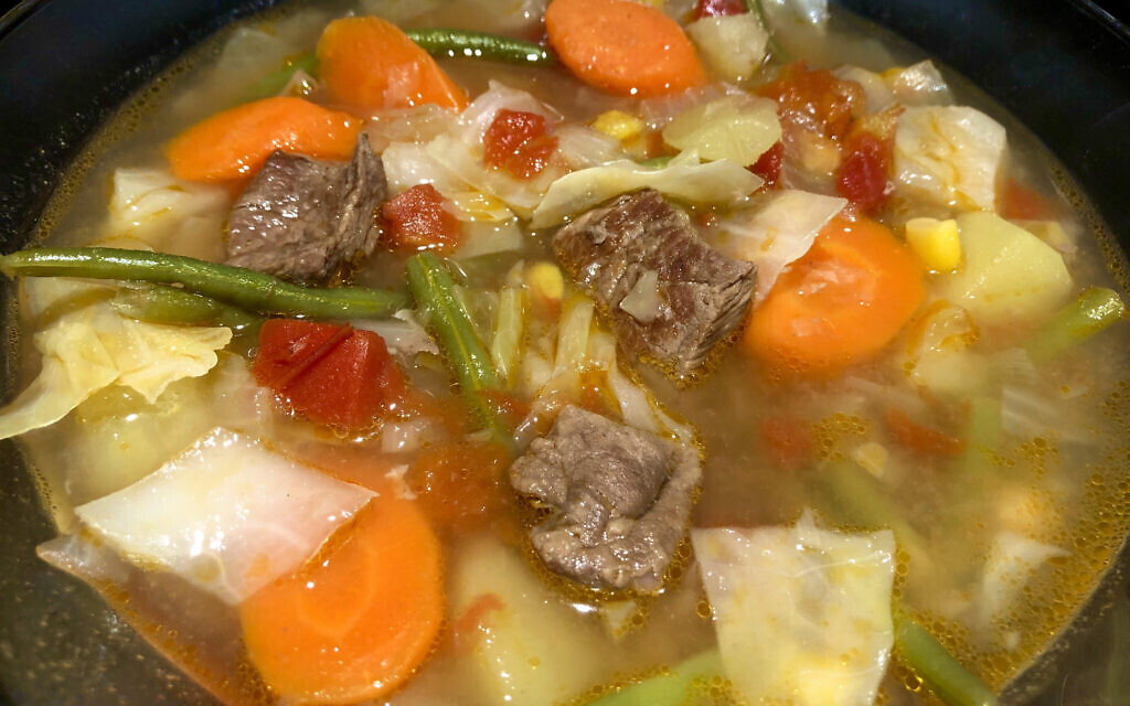 Vegetable beef soup (Photo by Jessica Grann) Vegetable beef soup (Photo by Jessica Grann)