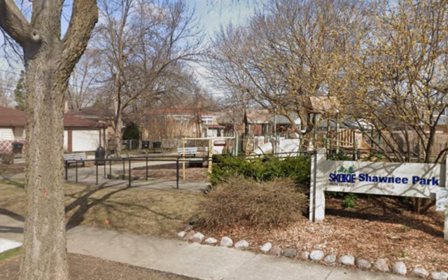 Five Jewish children were shot with pellet guns at Shawnee Park in Skokie, Illinois on Oct. 7, 2025. (Google Streetview)