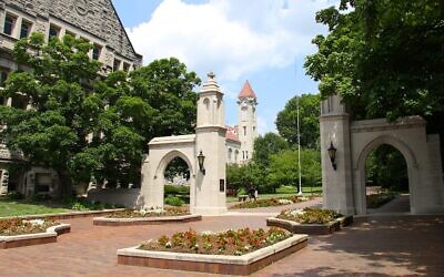 Sample Gates on the campus of Indiana University, Bloomington, Indiana, June 3, 2010. (IT Communications Office via Wikimedia Commons)
