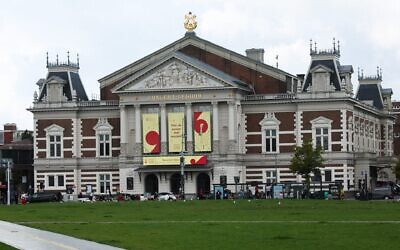 A view of the Concertgebouw building in Amsterdam, Netherlands on Aug. 26, 2024. (Jakub Porzycki/NurPhoto via Getty Images)