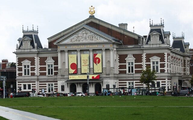 A view of the Concertgebouw building in Amsterdam, Netherlands on Aug. 26, 2024. (Jakub Porzycki/NurPhoto via Getty Images) A view of the Concertgebouw building in Amsterdam, Netherlands on Aug. 26, 2024. (Jakub Porzycki/NurPhoto via Getty Images)