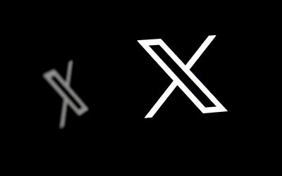 This illustration shows logos of X (formerly Twitter) in Brussels on Sept. 29, 2025. (Photo by Nicolas Tucat/AFP via Getty Images, via JNS)