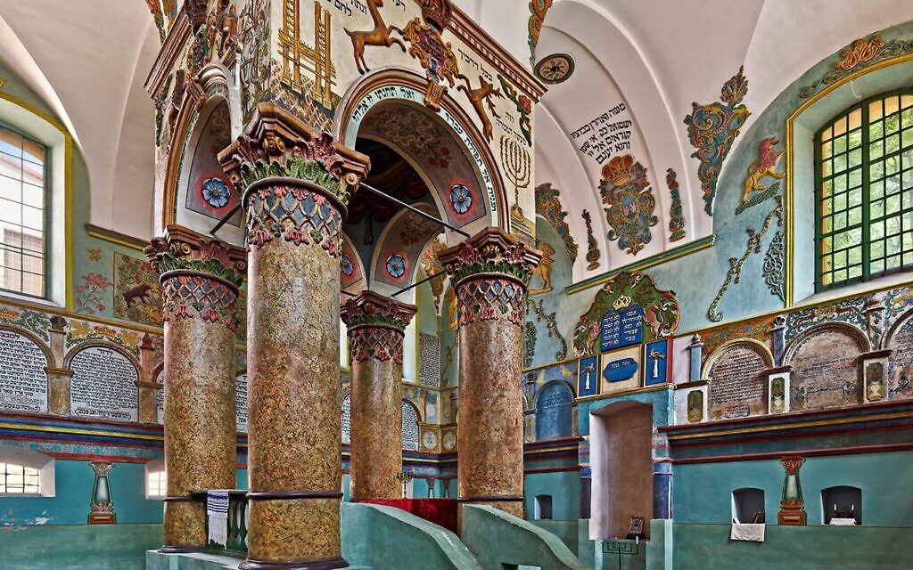 Restored synagogue interior, Lancut, Poland, 2012. (Credit: Courtesy of David Kaufman, via JNS) Restored synagogue interior, Lancut, Poland, 2012. (Credit: Courtesy of David Kaufman, via JNS)