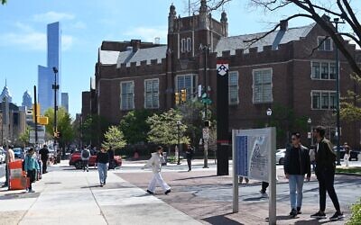 A view from the University of Pennsylvania in Philadelphia, Pennsylvania, on April 18, 2025. (Kyle Mazza/Anadolu via Getty Images)