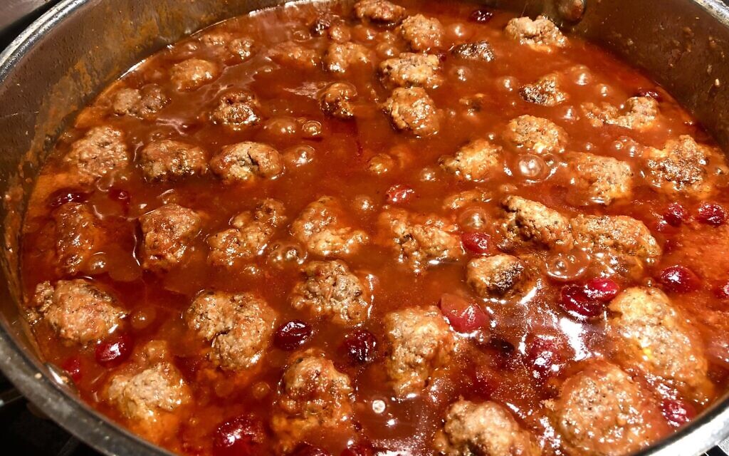Cranberry sweet and sour meatballs (Photo by Jessica Grann) Cranberry sweet and sour meatballs (Photo by Jessica Grann)