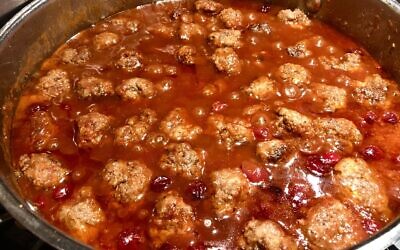 Cranberry sweet and sour meatballs (Photo by Jessica Grann)