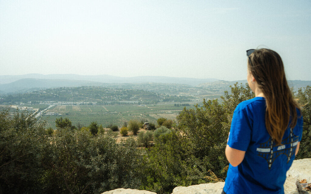 Shaked overlooking the Karmiel-Misgav region (Photo by Riley Crow)