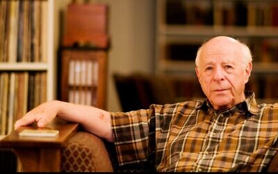American neoconservative theorist and writer Norman Podhoretz at home in New York City in 2008. (David Howells/Corbis via Getty Images)