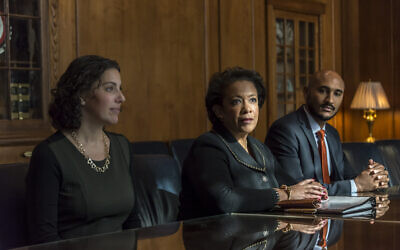 Sharon Werner, left, with Attorney General Loretta Lynch and Rep. Shomari Figures.
(Photo courtesy of Sharon Werner)