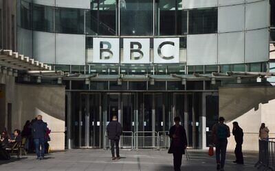 The BBC headquarters is located in London. (Vuk Valcic/SOPA Images/LightRocket via Getty Images)
