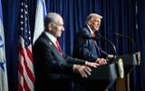 U.S. President Donald Trump and Israeli Prime Minister Benjamin Netanyahu hold a press conference at the Mar-a-Lago Club in Palm Beach, Fla., Dec. 29, 2025. (Photo by Daniel Torok/White House)