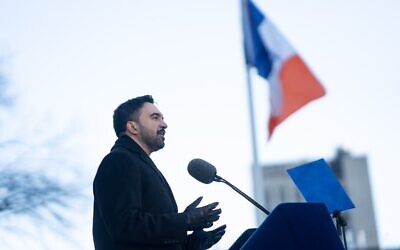 New York City Mayor Zohran Mamdani attends his Inauguration at City Hall on Jan. 1, 2026. (Credit: Michael Appleton/Mayoral Photography Office)