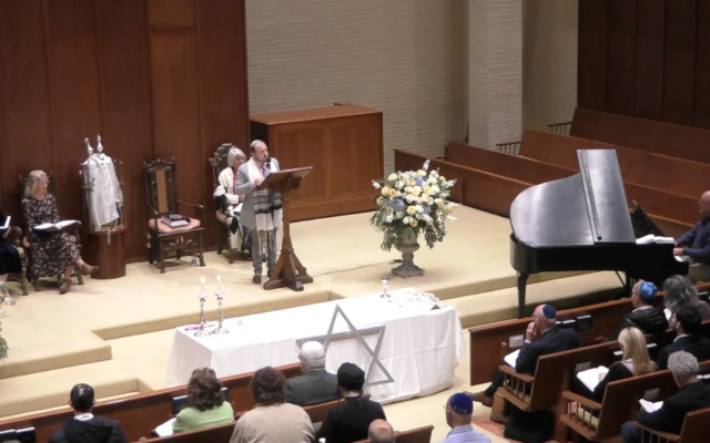 Beth Israel Congregation hosts Shabbat services at the Northminster Baptist Church in Jackson, Mississippi, on Jan. 16, 2026. (Jewish Telegraphic Agency)