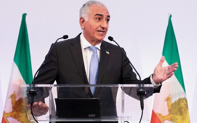 Iranian Crown Prince Reza Pahlavi holds a press conference in Paris on June 23, 2025. (Photo by Joel Saget/AFP via Getty Images) Iranian Crown Prince Reza Pahlavi holds a press conference in Paris on June 23, 2025. (Photo by Joel Saget/AFP via Getty Images)