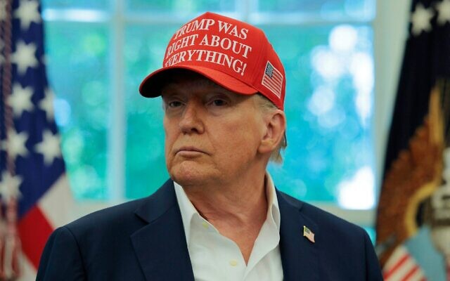 President Donald Trump speaks in the Oval Office  Aug. 22, 2025 in Washington, DC. (Chip Somodevilla/Getty Images)