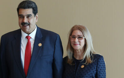 Nicolás Maduro and Cilia Flores in 2019 (Photo by President.az, CC BY 4.0 , via Wikimedia Commons)