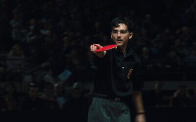 Timothée Chalamet in "Marty Supreme" (Courtesy of A24)
