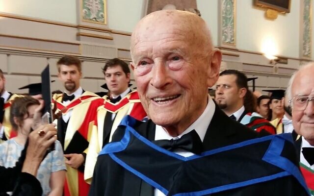 Josef Veselsky recieves an honorary degree from Trinity College Dublin in 2016. (Trinity College Dublin/Facebook) Josef Veselsky recieves an honorary degree from Trinity College Dublin in 2016. (Trinity College Dublin/Facebook)