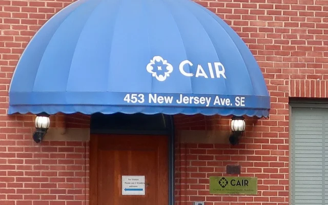 Council on American Islamic Relations (CAIR) sign at its headquarters building entrance in Washington, D.C. DC Stock Photograph/Shutterstock. Council on American Islamic Relations (CAIR) sign at its headquarters building entrance in Washington, D.C. DC Stock Photograph/Shutterstock.