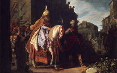 “The Triumph of Mordechai” by Pieter Lastman  (Public domain, via Wikimedia Commons)