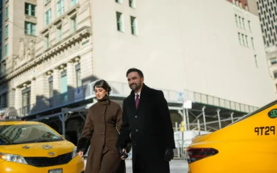 New York City Mayor Zohran Mamdani and his wife, Rama Duwaji, arrive at City Hall for his Inauguration on Jan. 1, 2026. (Credit: Michael Appleton/Mayoral Photography Office)