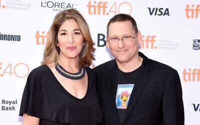 Director Avi Lewis and journalist Naomi Klein attend the "This Changes Everything" photo call during the 2015 Toronto International Film Festival, Sept. 13, 2015.  (Mike Windle/Getty Images)