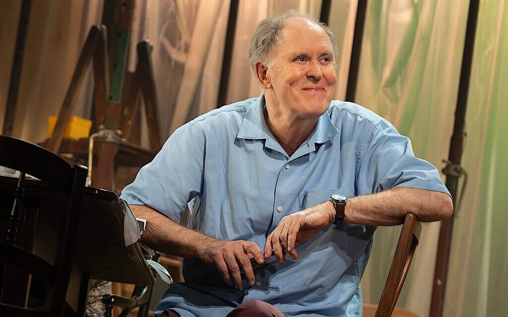 John Lithgow stars as Roald Dahl in "Giant." Mark Rosenblatt's play moved to Broadway after a successful run on London's West End. (Joan Marcus) John Lithgow stars as Roald Dahl in "Giant." Mark Rosenblatt's play moved to Broadway after a successful run on London's West End. (Joan Marcus)
