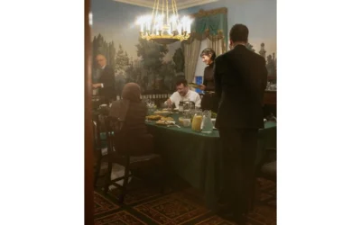 New York City Mayor Zohran Mamdani and his wife host anti-Israel activist Mahmoud Khalil at Gracie Mansion, the official mayoral residence, in New York City, March 8, 2026. (Source: New York City mayoral social media)