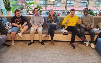 Panelists gather at The Beacon on April 28. (Photo by Adam Reinherz)