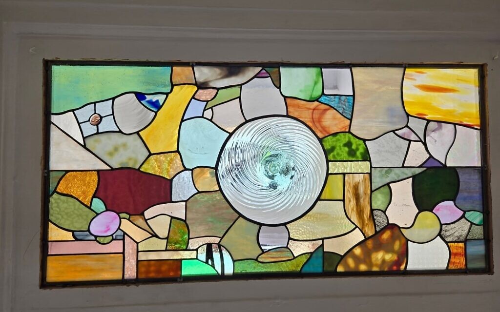Custom-made entry transom, Lawrenceville 2026 (Photo courtesy of Glenn Greene) Custom-made entry transom, Lawrenceville 2026 (Photo courtesy of Glenn Greene)