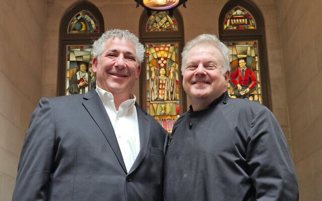 Rabbi Aaron Bisno (left) and the Rev. Jonathon Jensen (Photo by Fred Roth) Rabbi Aaron Bisno (left) and the Rev. Jonathon Jensen (Photo by Fred Roth)