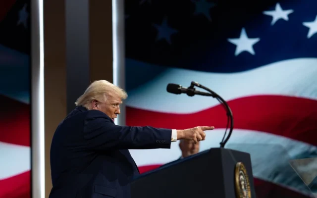 U.S. President Donald Trump delivers remarks at the F11 PRIORITY Summit at the Faena Forum in Miami, Fla., on March 27, 2026. (Credit: Molly Riley/White House) U.S. President Donald Trump delivers remarks at the F11 PRIORITY Summit at the Faena Forum in Miami, Fla., on March 27, 2026. (Credit: Molly Riley/White House)