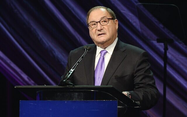 Abe Foxman at an Anti-Defamation League event at The Beverly Hilton Hotel in Beverly Hills, Calif., May 8, 2014. (Michael Kovac/WireImage/Getty Images)
