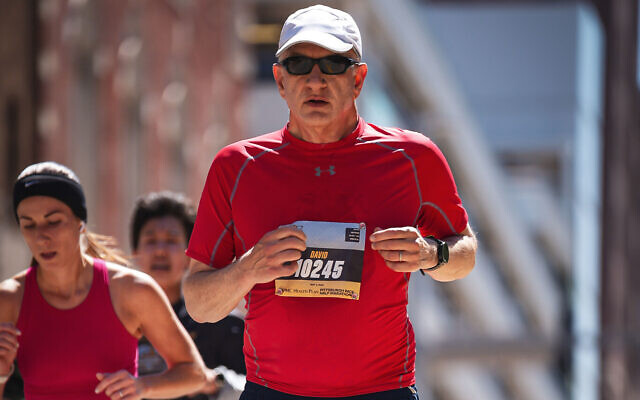 David Heyman completes the 2026 UPMC Health Plan Pittsburgh Half Marathon. (Photo courtesy of P3R)