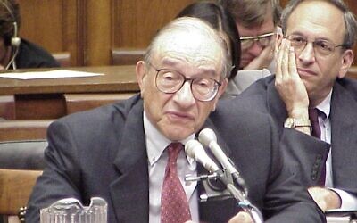 Alan Greenspan testifies before the House Financial Services Committee, Feb. 19, 2015. (Wikimedia Commons)
