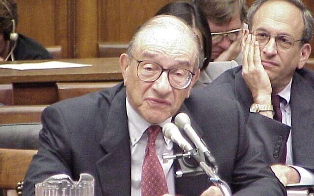 Alan Greenspan testifies before the House Financial Services Committee, Feb. 19, 2015. (Wikimedia Commons)