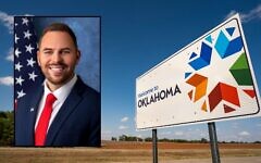 Jackson Lahmeyer,  the founder of Pastors for Trump and a congressional candidate for Oklahoma's 1st District House seat. (Al Drago/Getty Images/Ballotpedia)