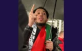 Tarek Bazrouk pictured during a December 2024 assault on Jewish targets. (U.S. Attorney’s Office for the Southern District of New York)