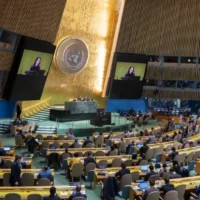 The U.N. General Assembly holds an election of members of the Human Rights Council on Oct. 14, 2025. (Photo by Manuel Elias/U.N. Photo)