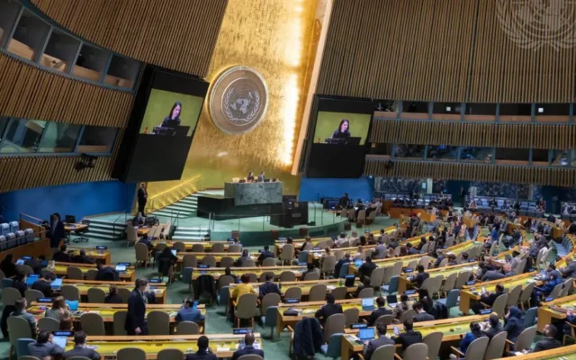 The U.N. General Assembly holds an election of members of the Human Rights Council on Oct. 14, 2025. (Photo by Manuel Elias/U.N. Photo)