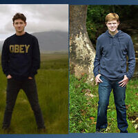 Blaze Bernstein (left) and Jonathan Bahm. (Photos courtesy of Amy Bahm)
