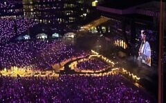Noah Kahan plays to a sold-out crowd at PNC Park on July 3 (Photo by Octavia Liku)