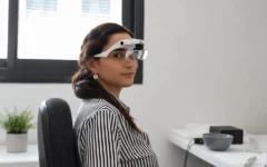 Melanie Koloditzky at work, 2026   (Courtesy photo via The Times of Israel)