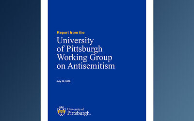 The University of Pittsburgh's Working Group on Antisemitism issued its final report July 20, 2026. (Screenshot by David Rullo)