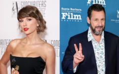 Taylor Swift (L) and Adam Sandler (R). (Jamie McCarthy/Emma McIntyre/Getty Images)
