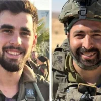 Maj. Yuval Ezra, 27, and Master Sergeant (res.) Benayahu Mellet, 32, who were killed in a West Bank gunfight on July 24, 2026. (Courtesy photo via The Times of Israel)