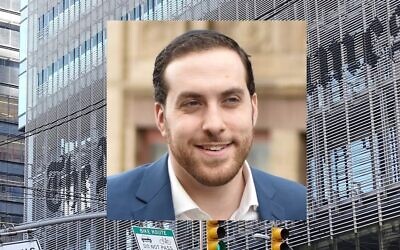 Yair Rosenberg, who writes The Atlantic's "Deep Shtetl" newsletter, was named to a new religion beat at The New York Times  focused on Jewish American life. (Yair Rosenberg; Adam Jones/Wikimedia Commons)