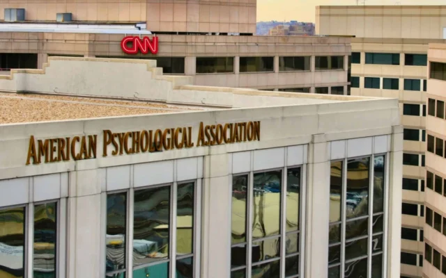 The American Psychological Association headquarters in Washington, D.C. Credit: Harrison Keely via Wikimedia Commons.