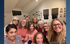 Members of NCJW’s transitional board. (first row : Eileen Lane, Teddi Horvitz, Molly Braver; second row : Andrea Glickman, Karen Lightman, Judy Cohen, Ellen Olshansky, Leah Kamon; third row: Kate Rothstein, Lynn Snyderman, missing from photo Cindy Shapira and Becca Tobe). (Photo provided by Leah Kamon)