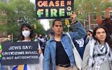 An Emergency Solidarity Shabbat at Washington Square Park on May 3, 2024 in New York City. (Selcuk Acar/Anadolu via Getty Images)